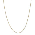 14K White Gold .8mm Baby Wheat Chain W498532
