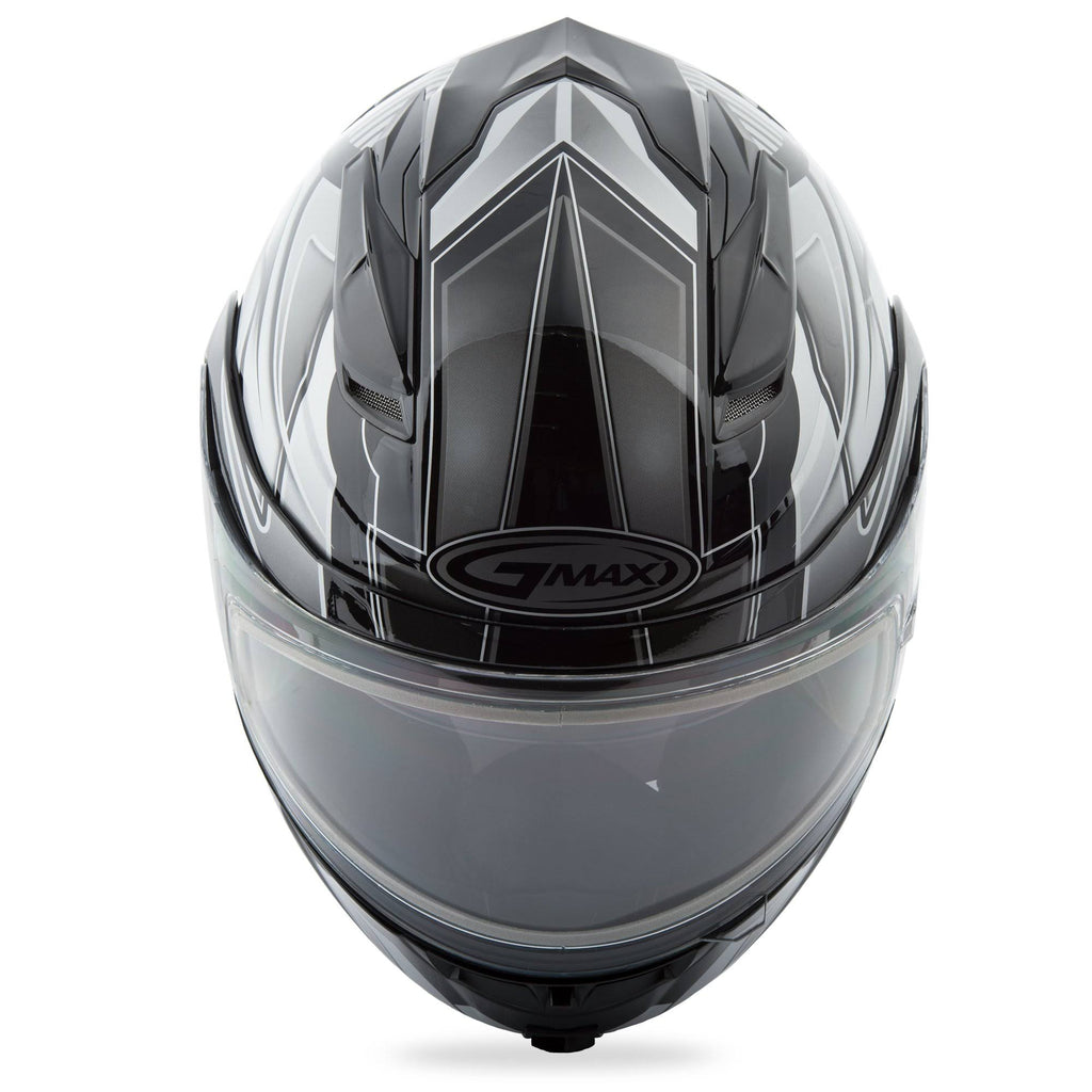 Matte Black White Modular Snow Helmet W344991