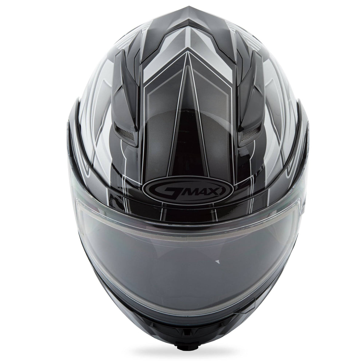Matte Black White Modular Snow Helmet W344991
