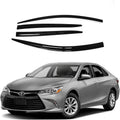 Chrome Side Window Vent Visor 4 Piece Set for Toyota Camry 2017-2021 U297