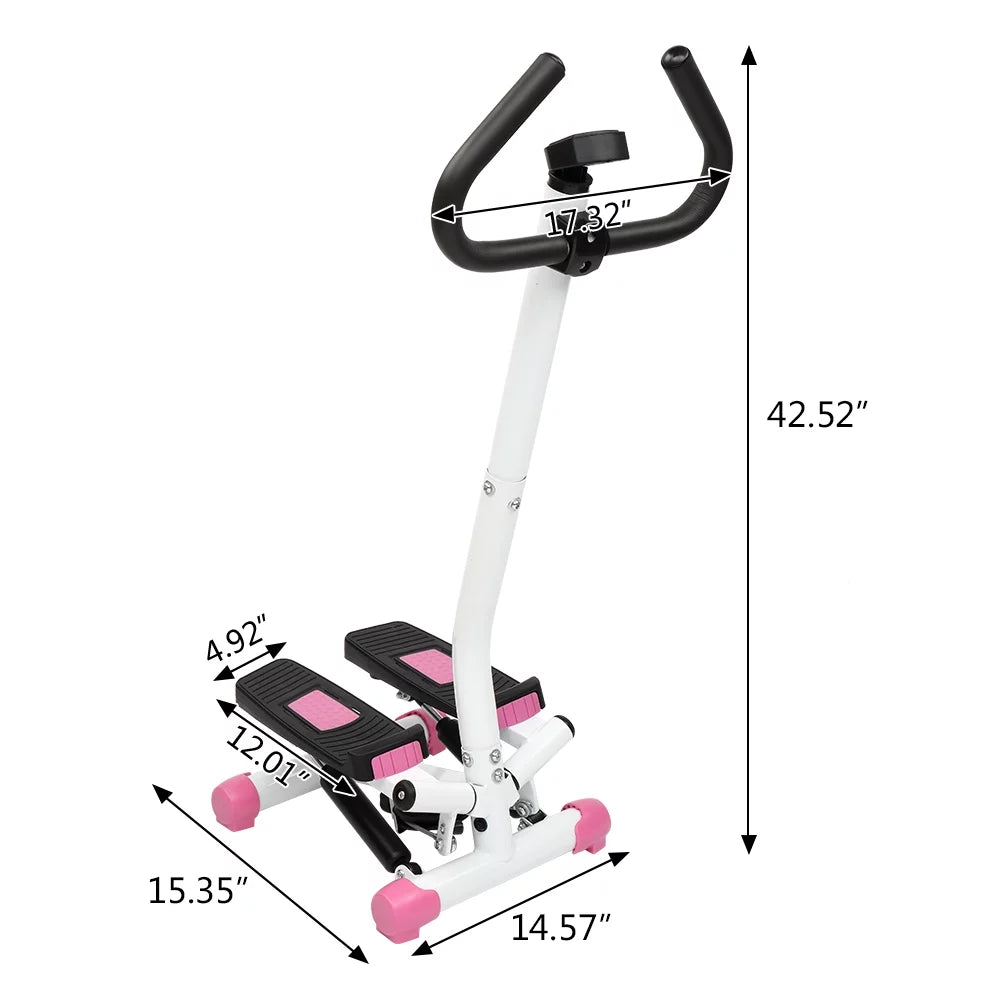 Mini Aerobic Stepper Twist Fitness Machine with Handle E801