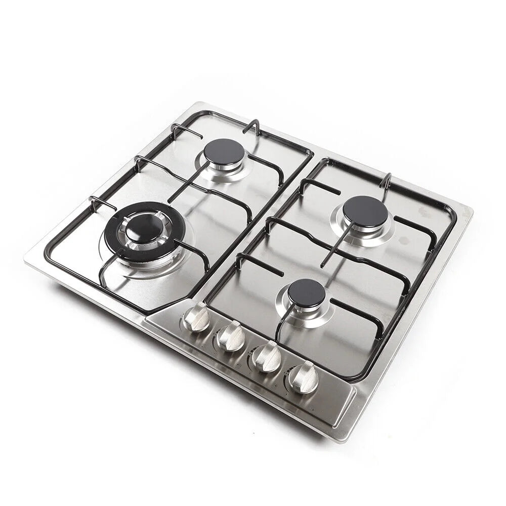 Stainless Steel Built-in Gas Cooktop 4 Burners Natural gas LPG Y865