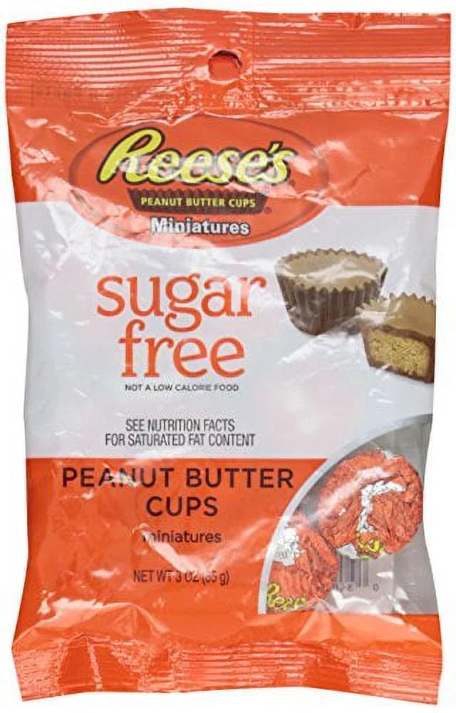 Sugar Free Peanut Butter Cups Miniatures Pack of 20 Y326944