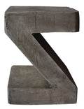16 in. Light Gray Concrete Accent Table A813926