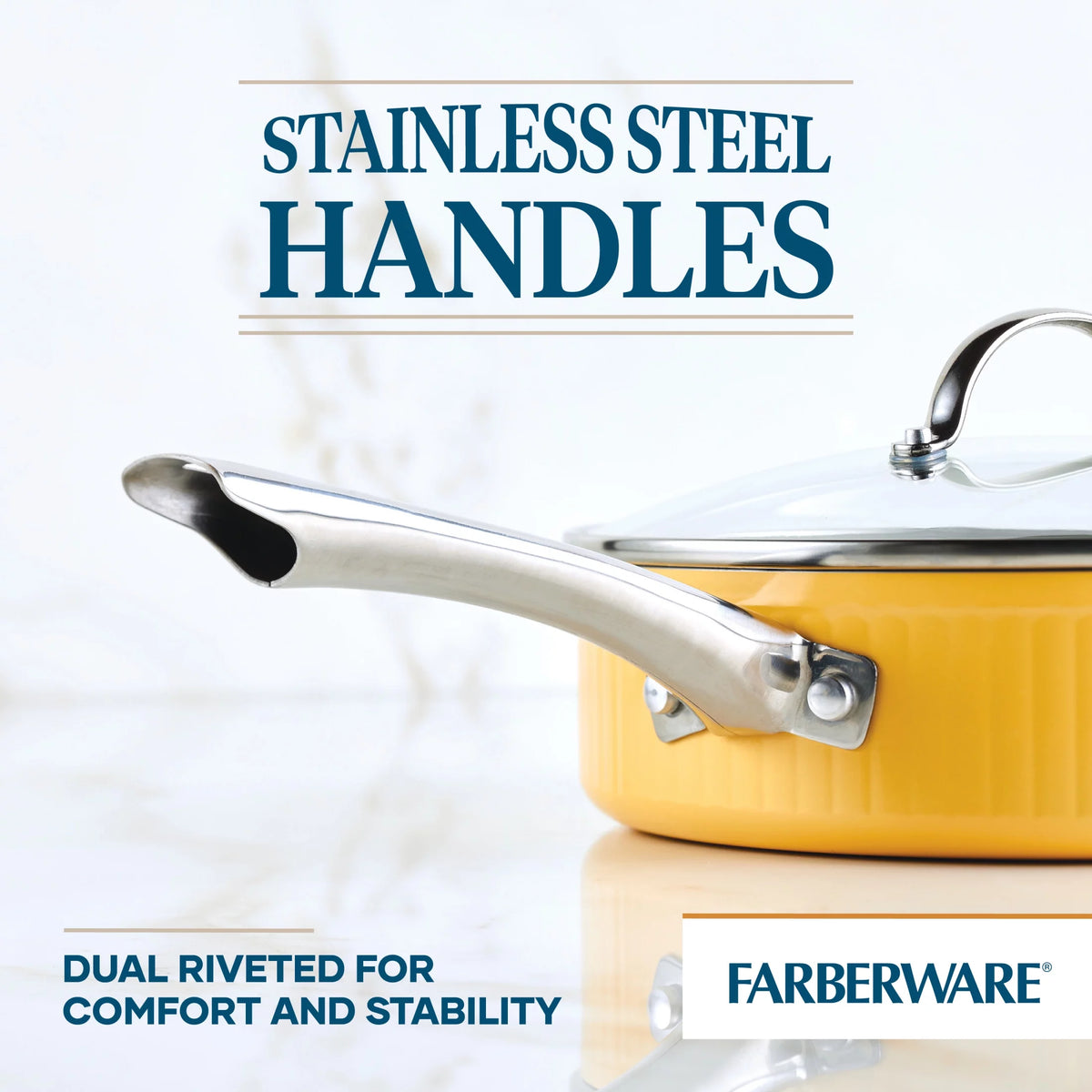 Nonstick Cookware Saute Pan with Lid U584672