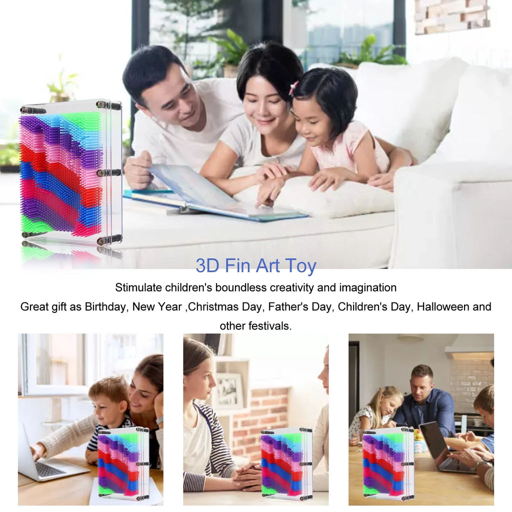 3d Pin Art Toy Needle Board D330915
