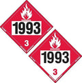 Two-Sided 4-Digit Rigid Vinyl Placard (Pack of 25) N73719