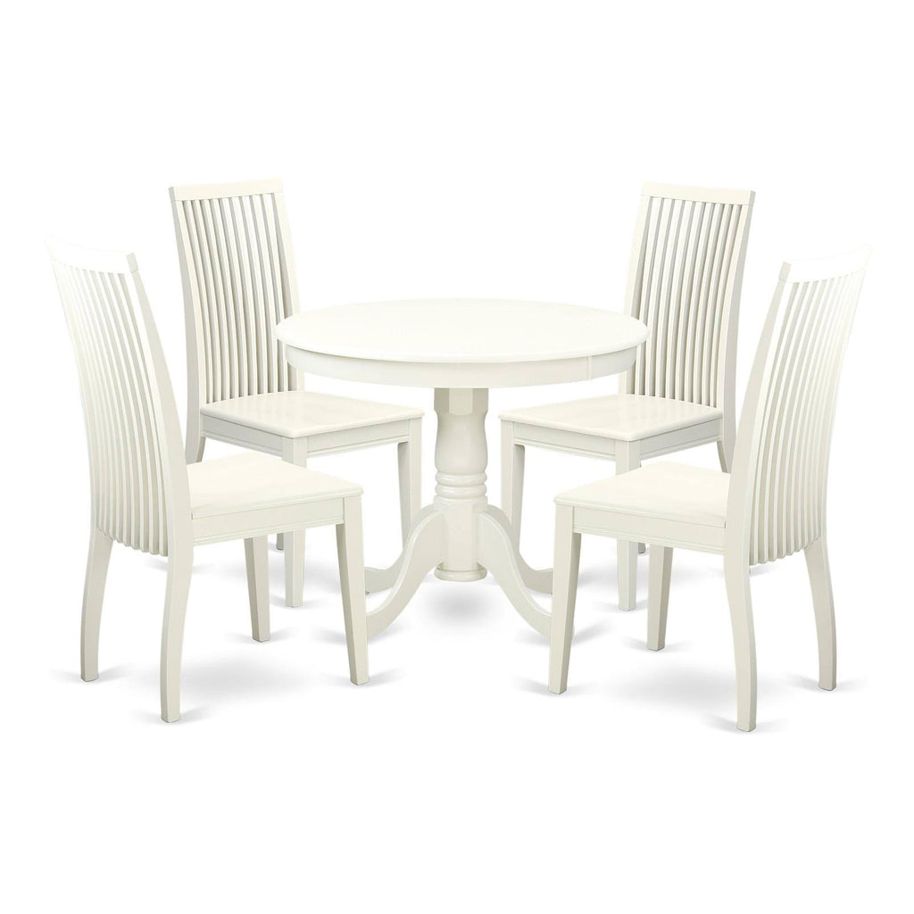 Linen White Dining Room Set I474