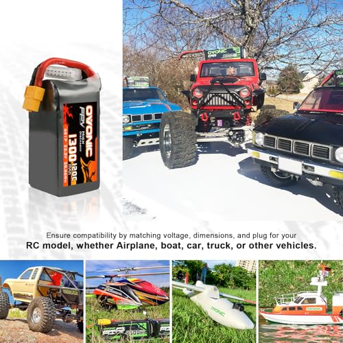 6s 120C 1600mAh 22.2V Lipo Battery with XT60 Connector D1436