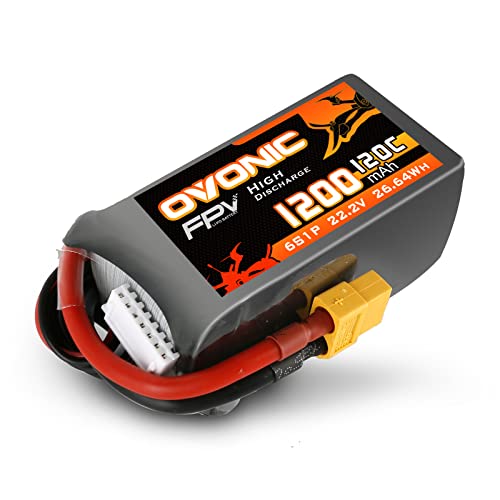 6s 120C 1600mAh 22.2V Lipo Battery with XT60 Connector D1436