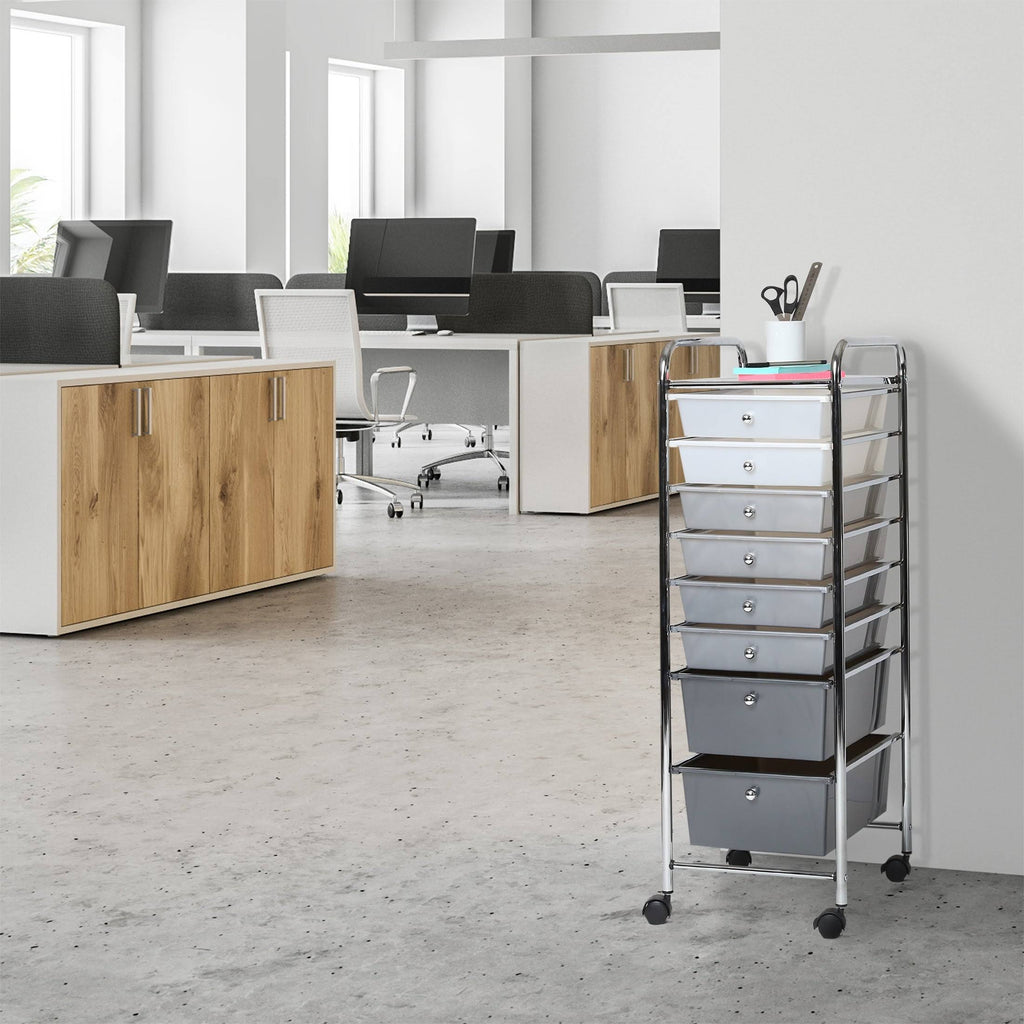 8 Drawer Storage Bin Organizer Cart N1921
