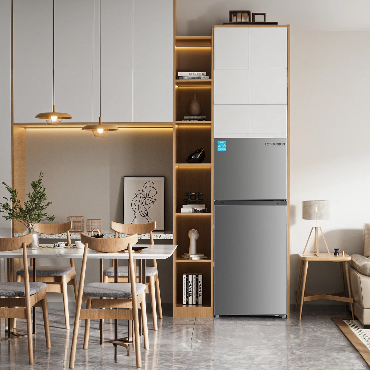 11.6 Cu.Ft. Double Door Fridge with Top Freezer H693450
