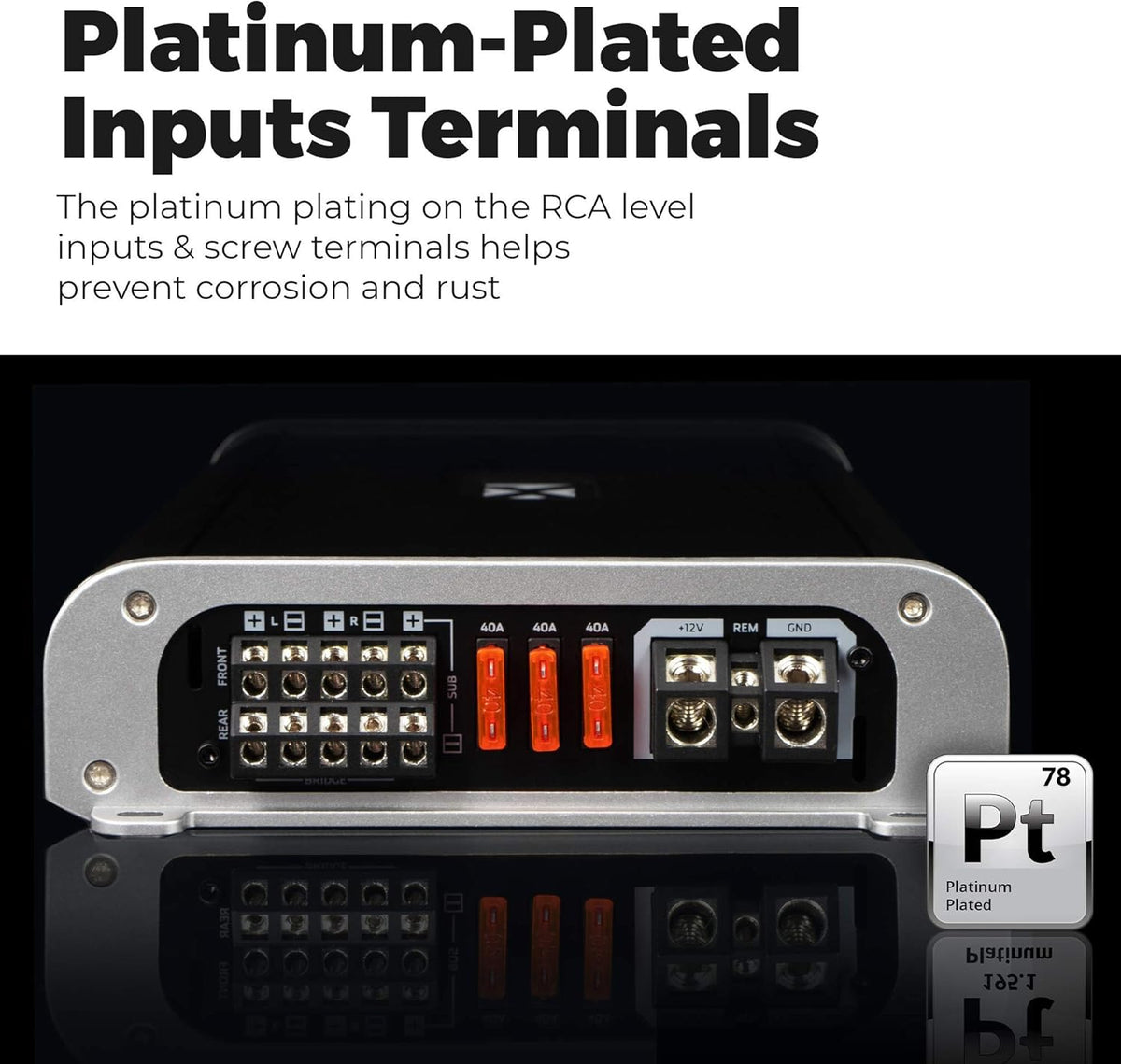 440W RMS Full Range Class D 2-Channel Micro Amplifier I85050
