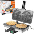 Non-stick Electric Pizzelle Maker V1218