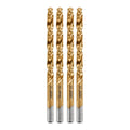 1/4 in. Titanium Drill Bit Set, 4 Piece N67867