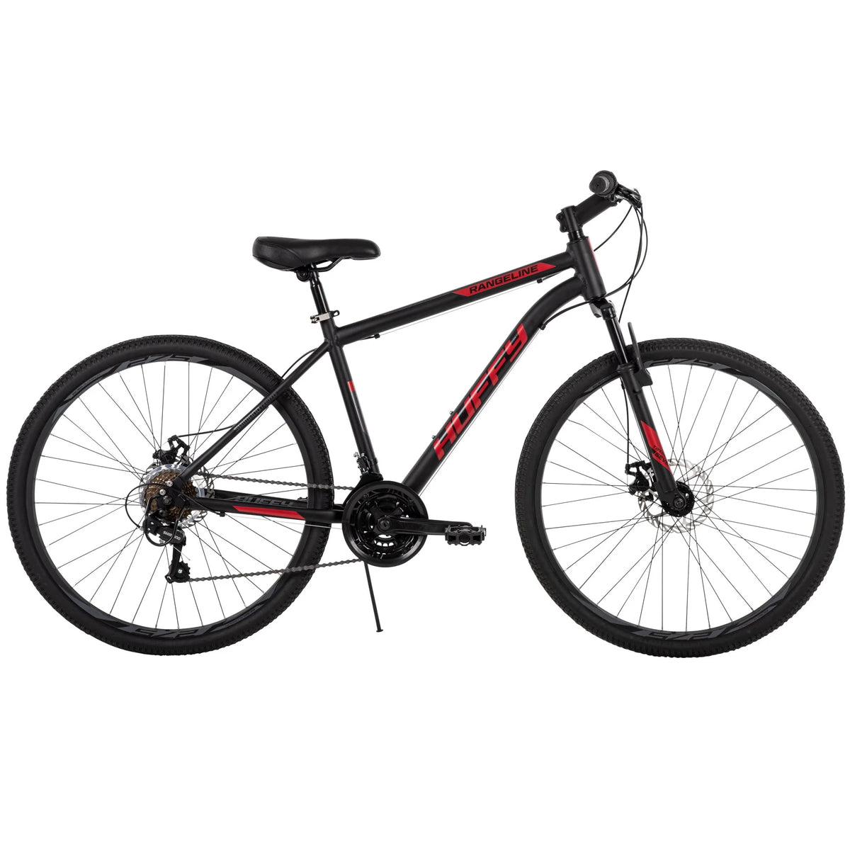 Black and Red Mountain Bikes Z437