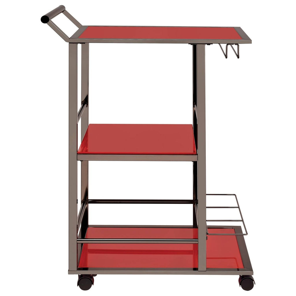 Red Serving Cart F579988