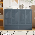 Gray Full Size Murphy Bed with Storage Drawer Y429909
