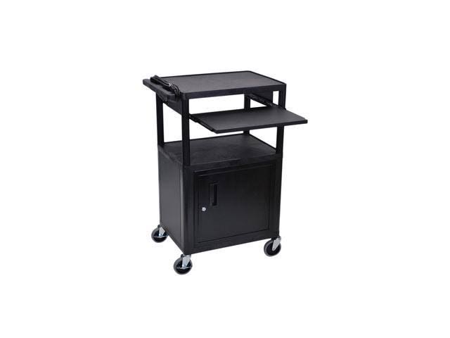 Black 42x22 Presentation Cart T7521