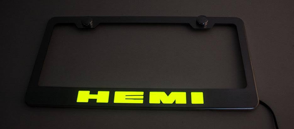 Illuminated License Plate Frame X4751