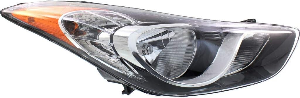Headlight Assembly Passenger Side Halogen Sedan X7658