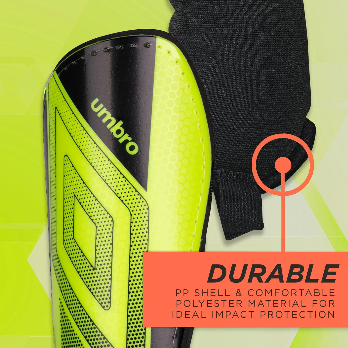Bright Yellow Soccer Shin Guards R17170