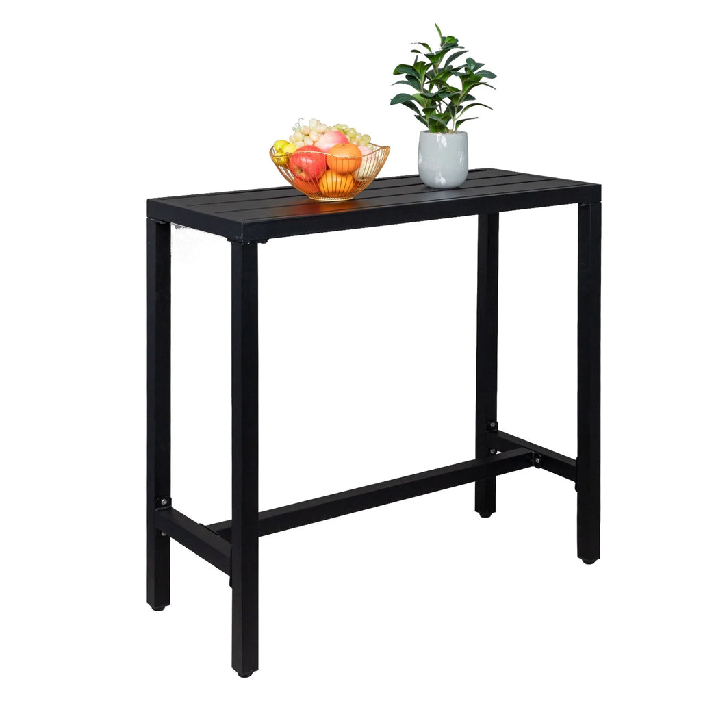 Black Iron Adjustable Bar Table Y7201