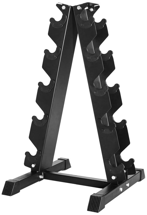 150 LB Dumbbell Set with A-Frame Rack O67347