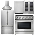 36 Electric Range, Range Hood, Refrigerator, Dishwasher, Wine Cooler H42294