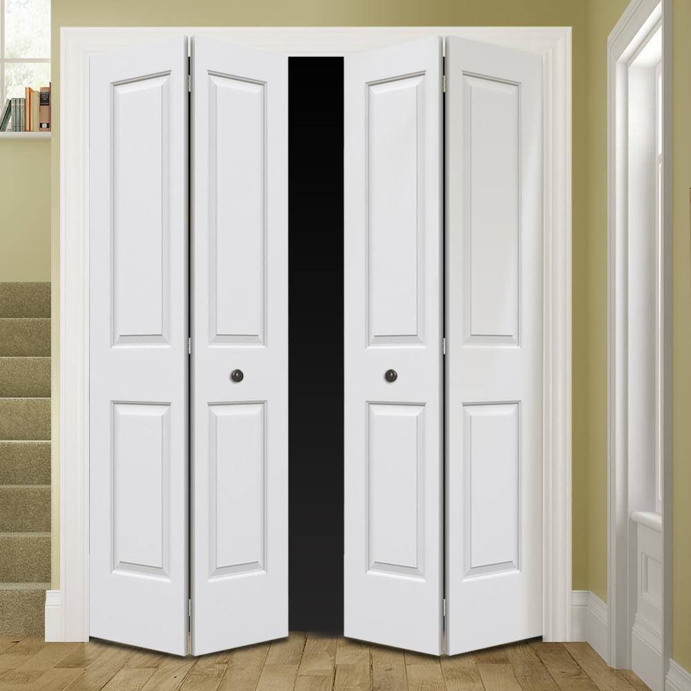 72 in. x 80 in. Primed Smooth Composite MDF Closet Bi-Fold Double Door R506