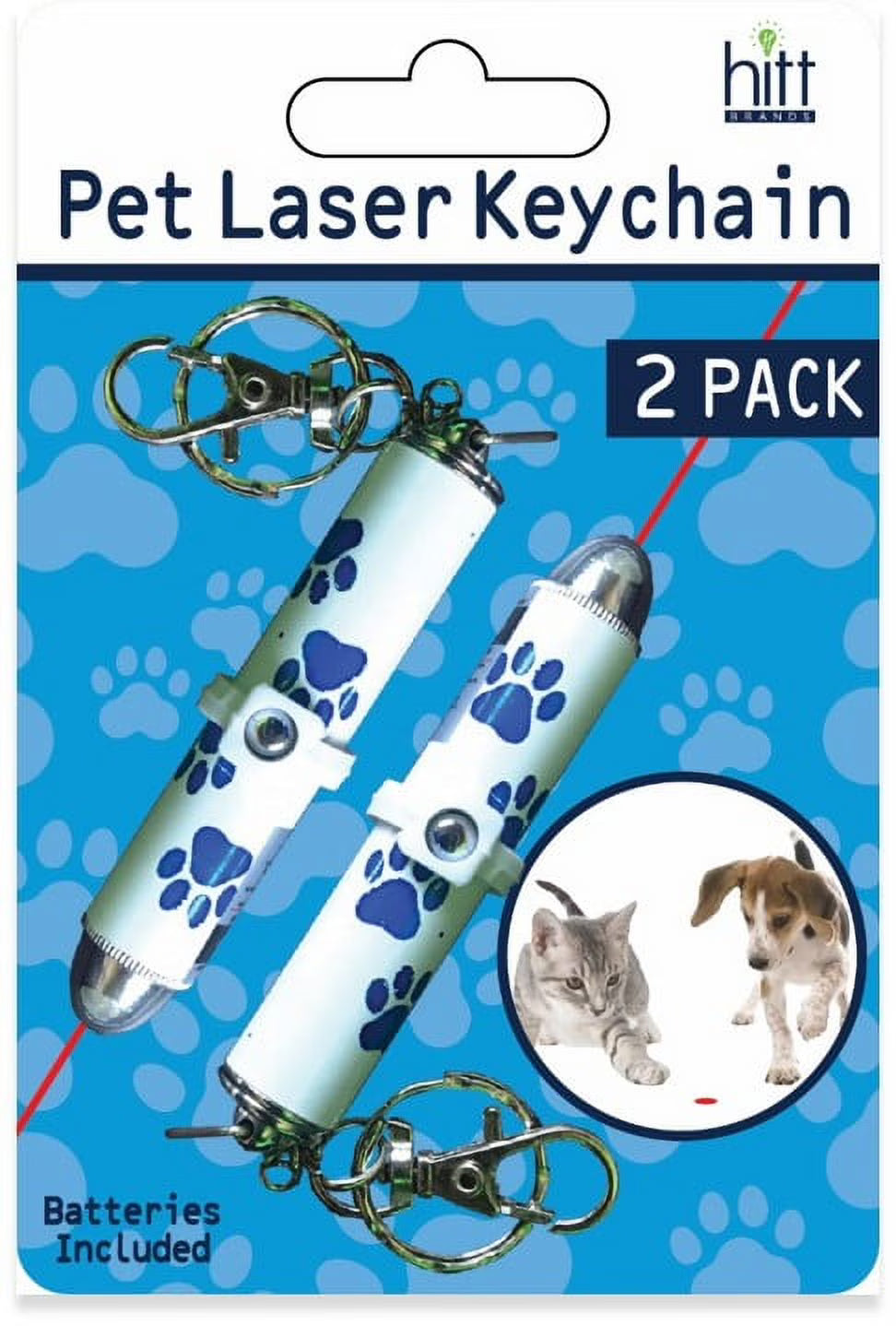 Pet Laser Exerciser Keychain Toy 2 Pack J744971