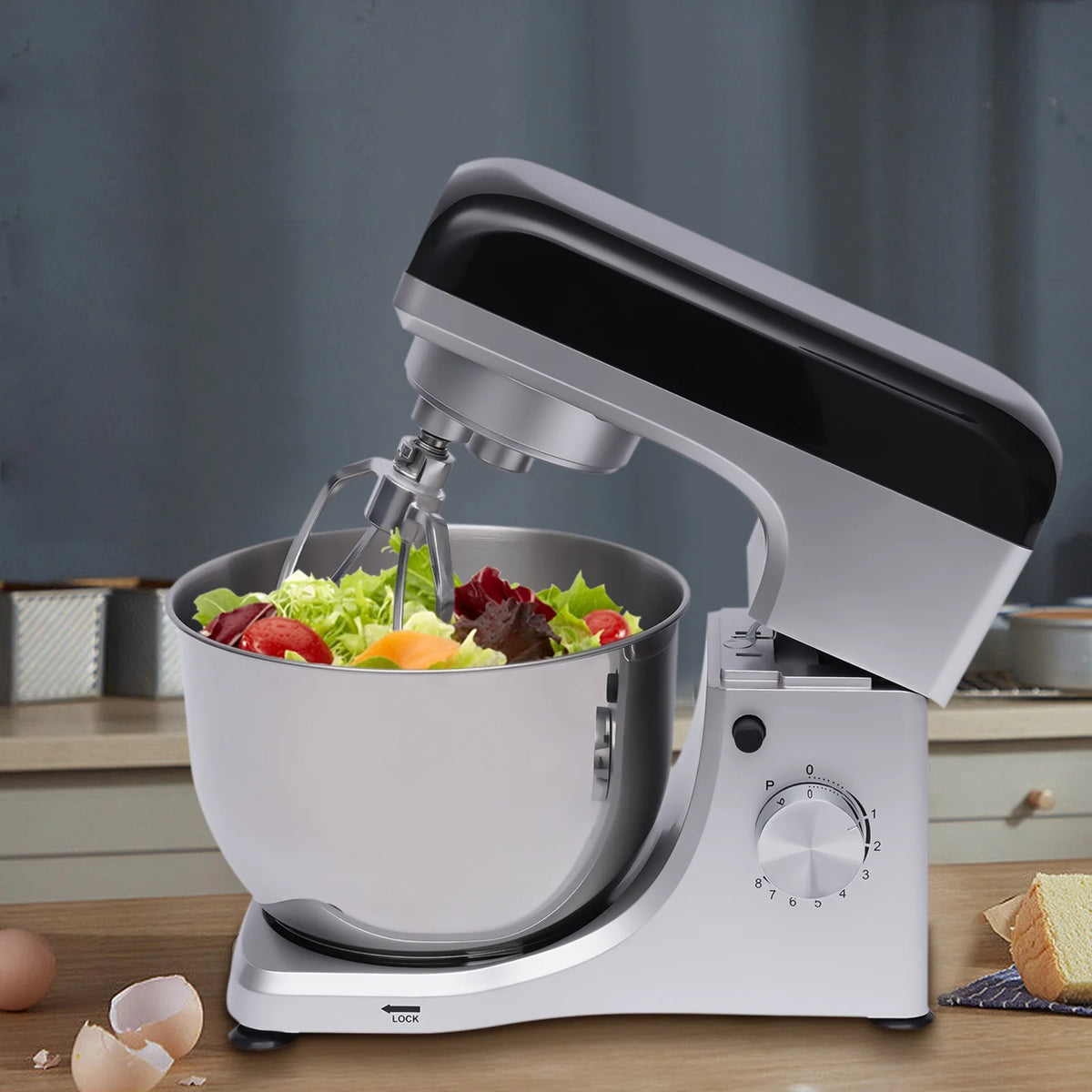 4.5L 1000W Electric Stand Mixer with Hook Attachments Z887447