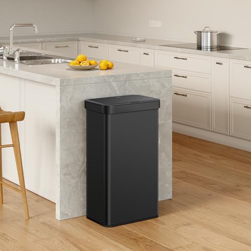 50 Liter Touchless Rectangular Motion Sensor Trash Can P98093
