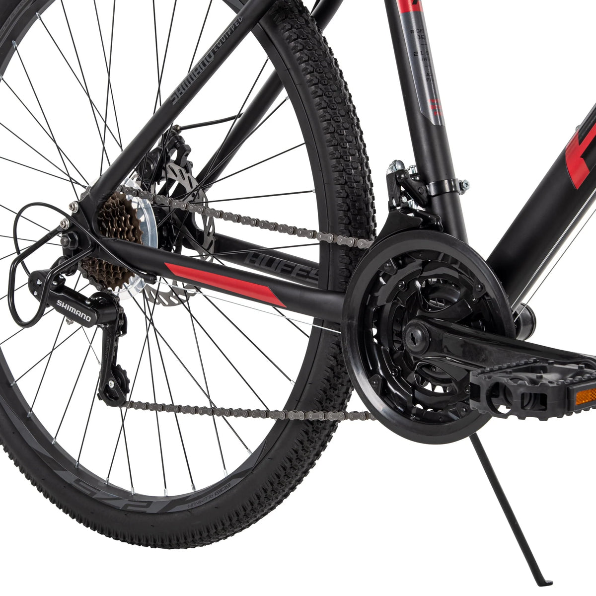 Black and Red Mountain Bikes Z437
