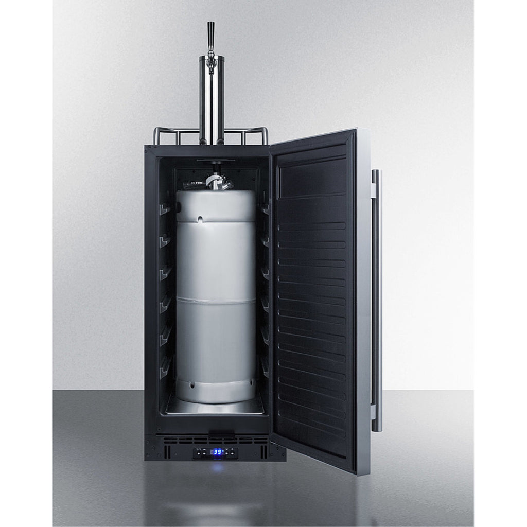 Black Built-In Undercounter Beer Dispenser V137