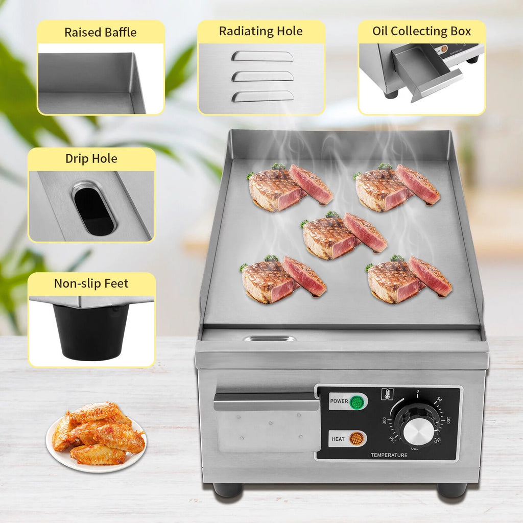 1300W Flat Top Electric Grill L56938
