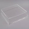 Clear Plastic Square Dome Lid - 40/Case D9624