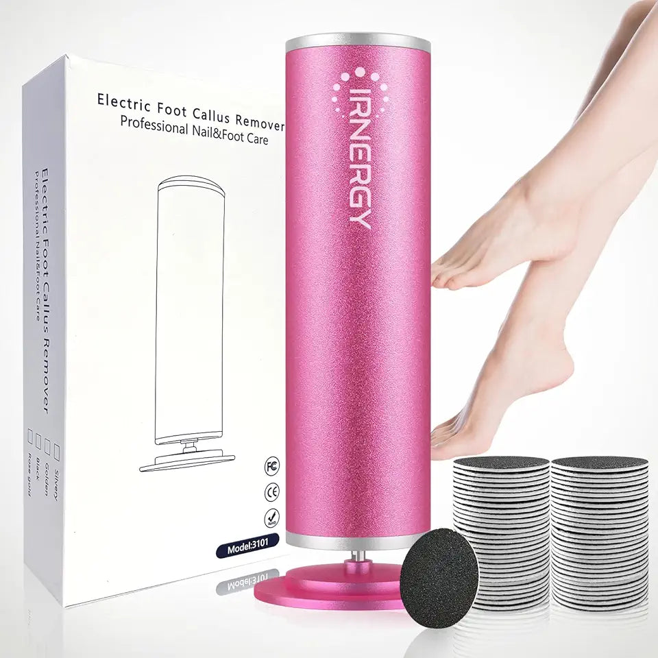 Electric Foot Callus Remover with 60 Pcs Sandpaper Discs K189