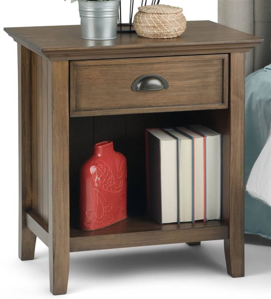 Brown Bedside Table Q2961