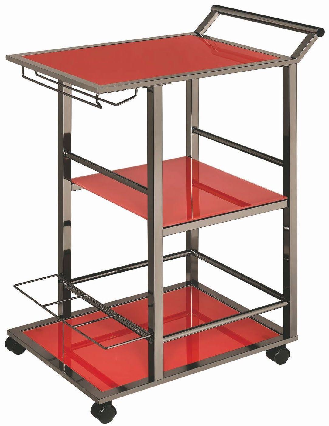 Red Serving Cart F579988
