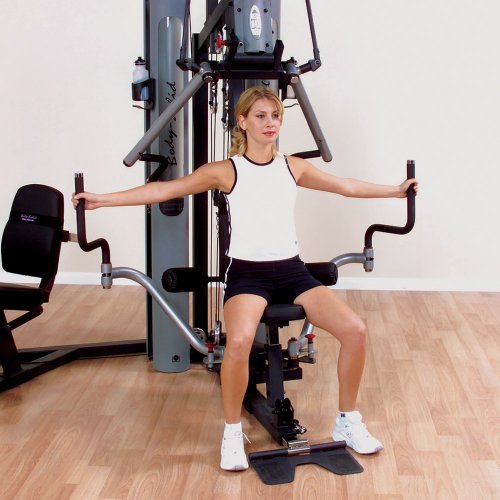210lbs Multi-Station Gym Machine with Leg and Calf Press Attachment T811
