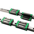 Linear Rail 2X HGR20-1000mm Slide Guideway + 4X HGH20CA Bearing Block Carriage for DIY CNC U5132