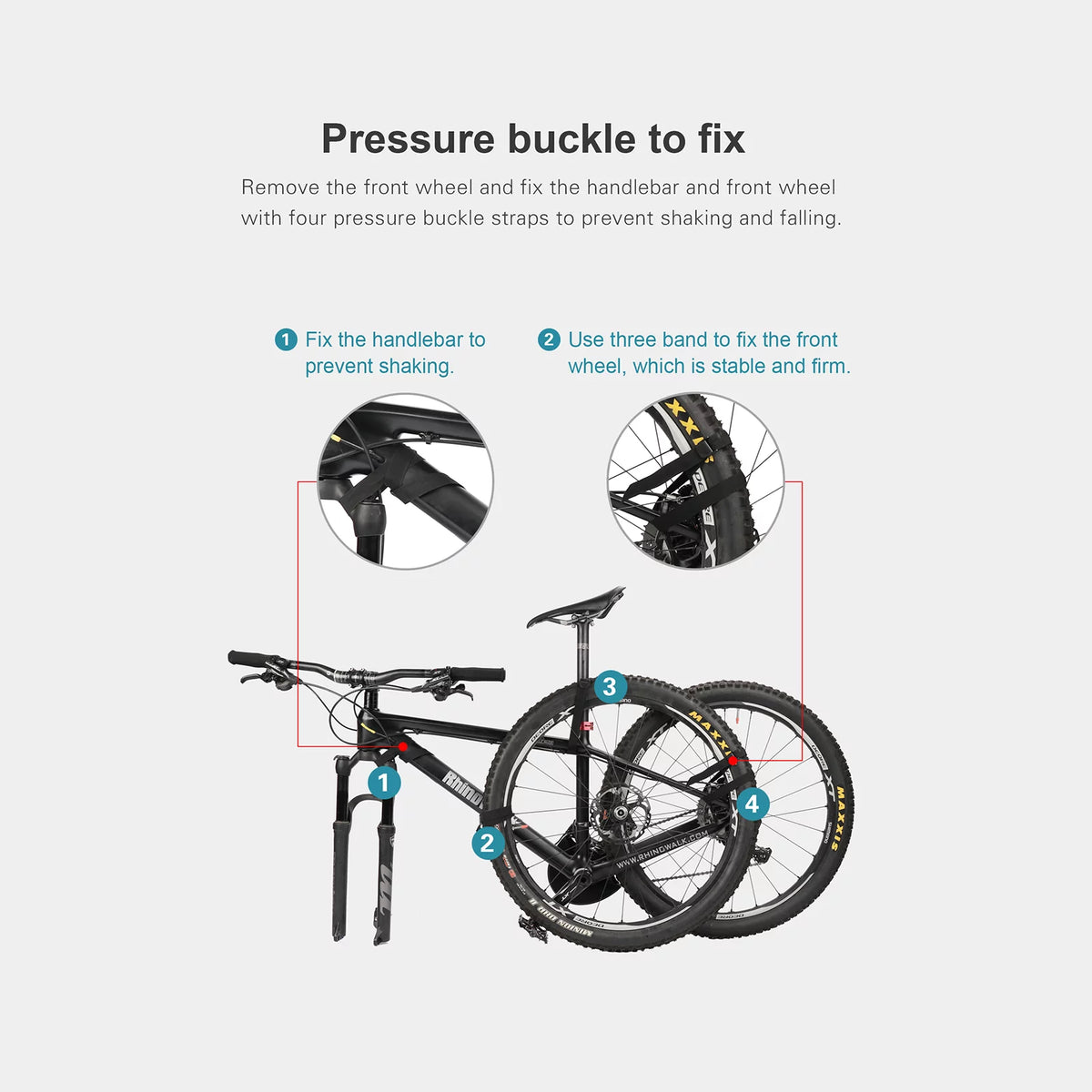 26-27.5 Inch Portable Mountain Bike Carry Bag O28101