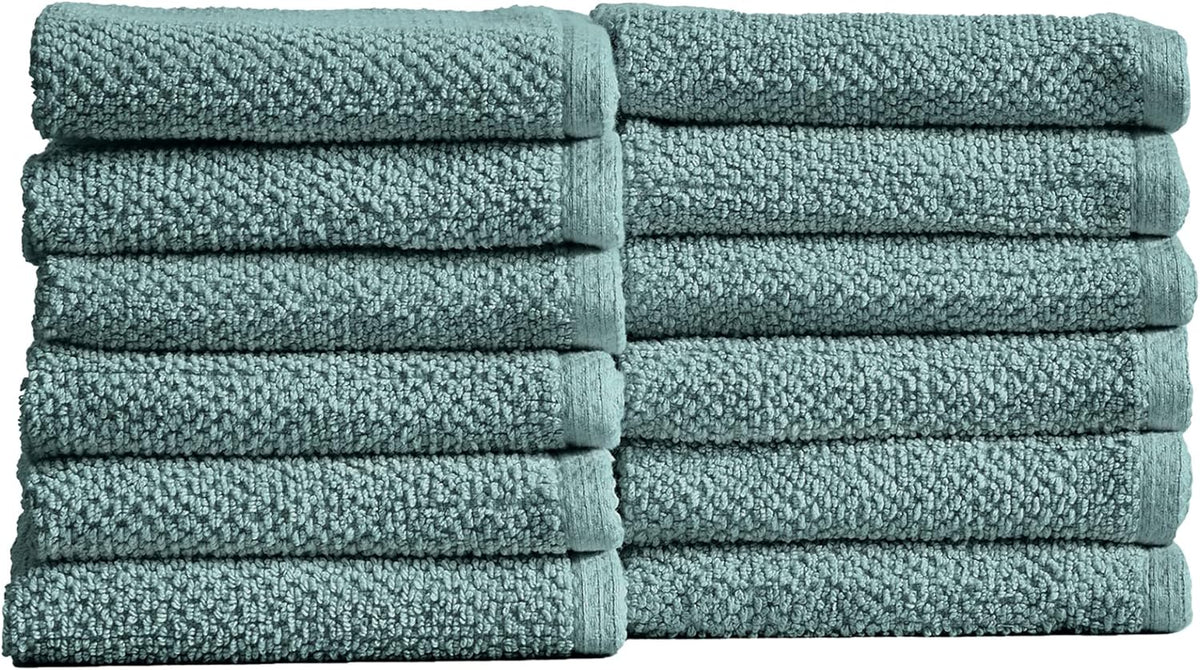 Light Grey Set of 4 Cotton Quick-Dry Bath Towels I159
