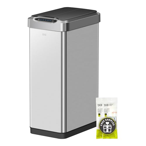 50 Liter Touchless Rectangular Motion Sensor Trash Can P98093