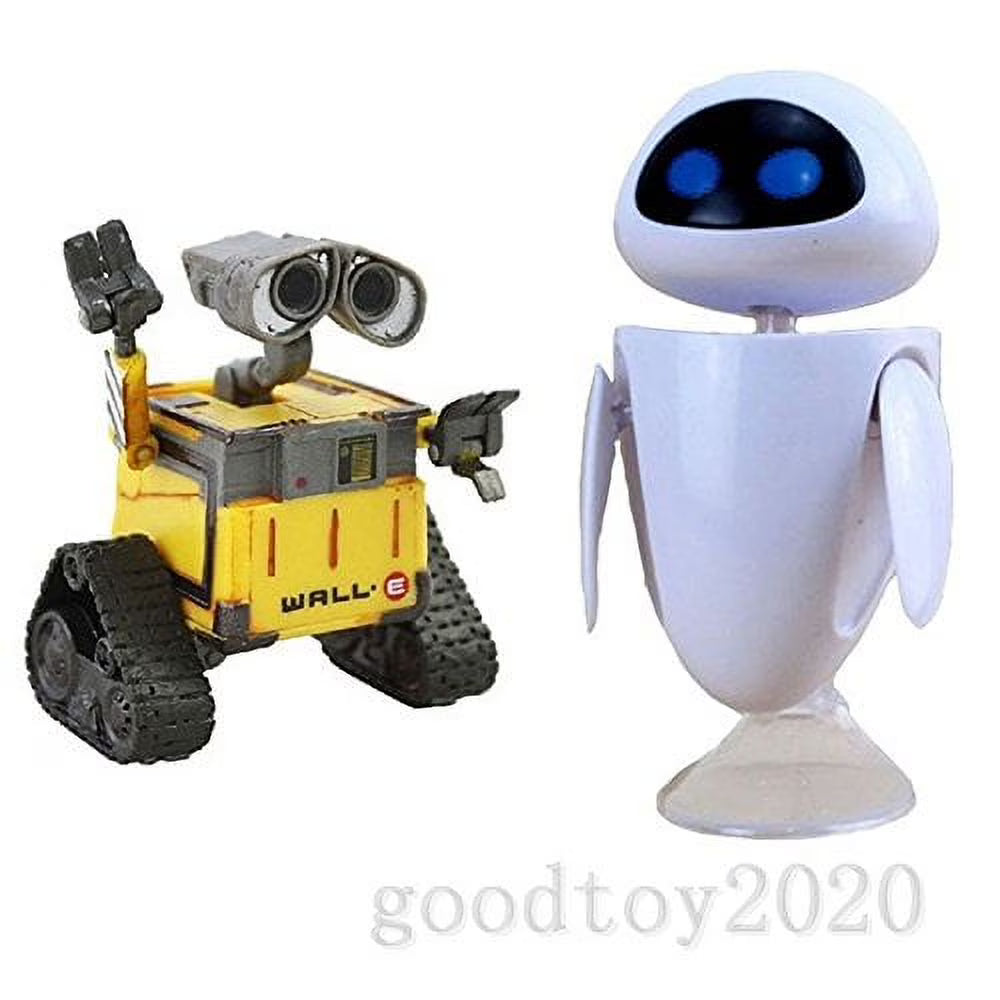 Gift Set of 2pcs Pixar Wall E and Eve Action Figure Loose Hot L25181