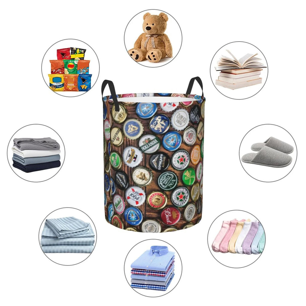 Laundry Hamper with Handles Round Laundry Basket R14568