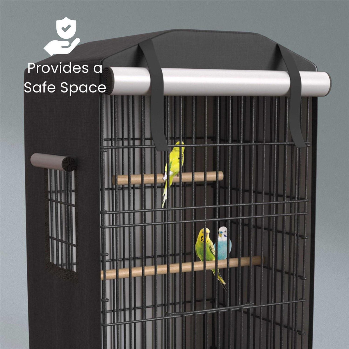 Blackout Bird Cage Cover 51 inch x 38 inch x 23.5 inch L83875