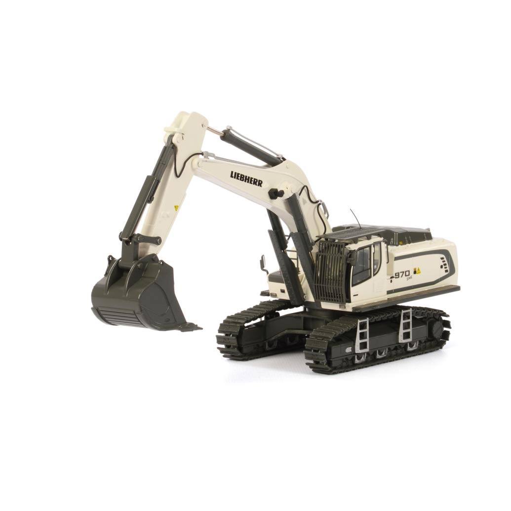 White 1/50 Diecast Hydraulic Excavator Model R83064