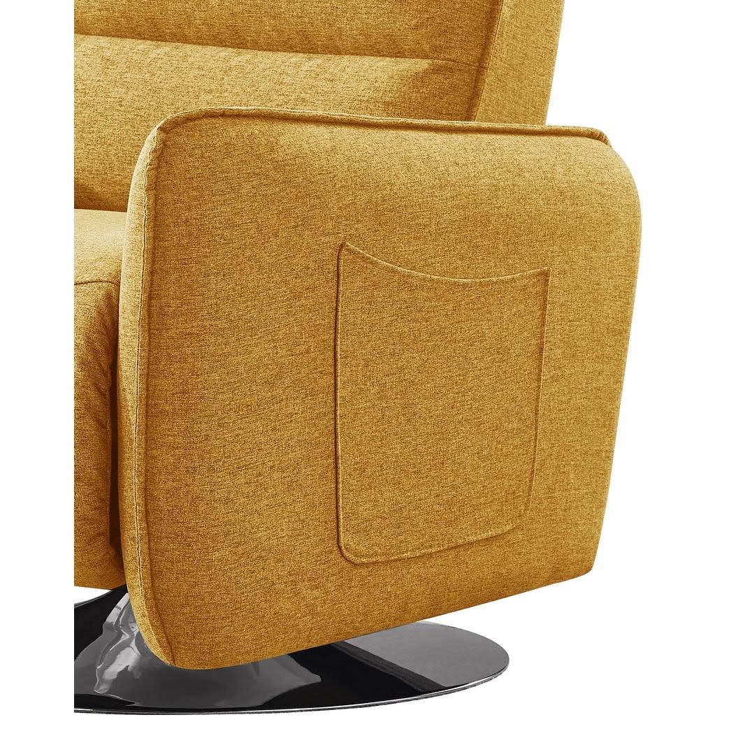 Yellow Swivel Reclining Lounge Chair A824